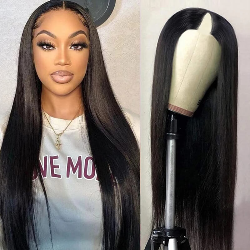 Most REALISTIC Glueless WIG | REAL Scalp V Part Thin Part Natural Hair Wig No Glue No Leave Out Needed
