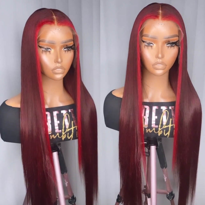 Skunk Stripe Wig Collection| eullair Must Have Gorgeous Colored Highlight Lace Frontal Wig