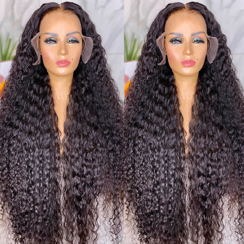 eullair Affordable & Beginner Friendly Deep Wave 13x4 Lace Frontal Wig | Best Seller