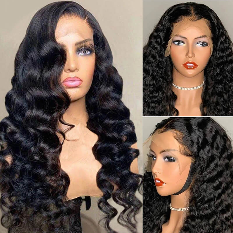 eullair Gluesless Loose Wave Wig HD Transparent Lace Frontal Wig | Perfect Curls