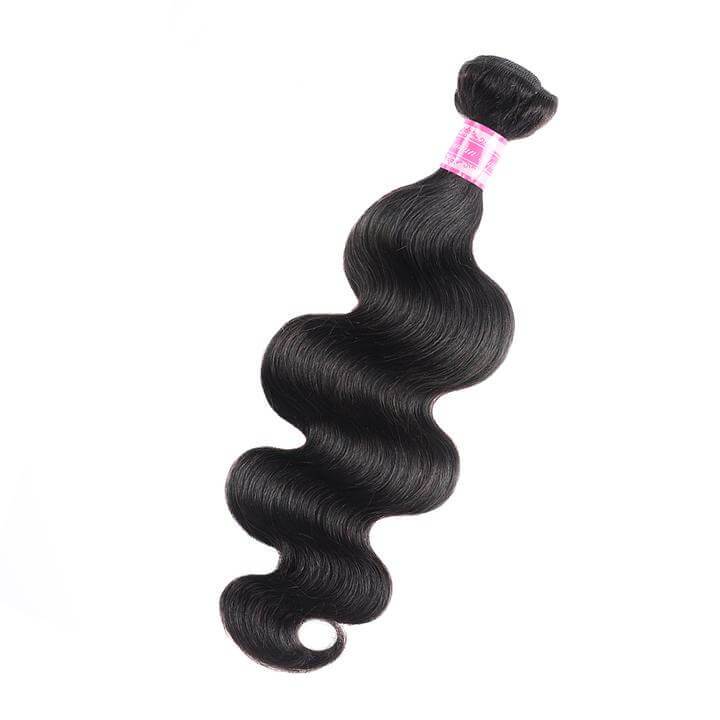Natural Black Good Quality Human Hair Bundles 1 Piece 12-32 Inches All Textures-Natural Color #1B-eullair- Human Virgin Hair-eullair- Human Virgin Hair