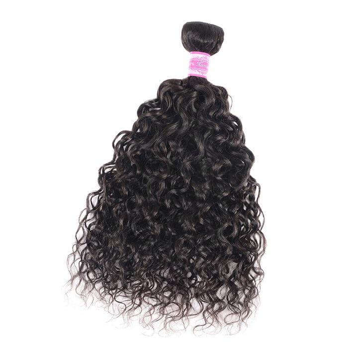 Natural Black Good Quality Human Hair Bundles 1 Piece 12-32 Inches All Textures-Natural Color #1B-eullair- Human Virgin Hair-eullair- Human Virgin Hair