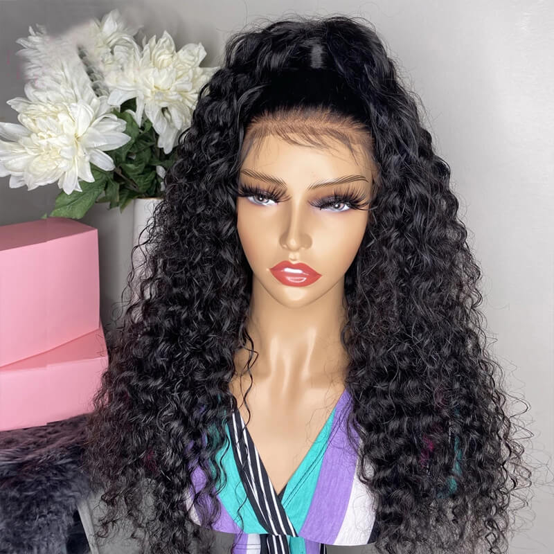 eullair Versatile & Breathable 360 Lace Frontal Wig Cheap Human Hair Wigs 12-30inch