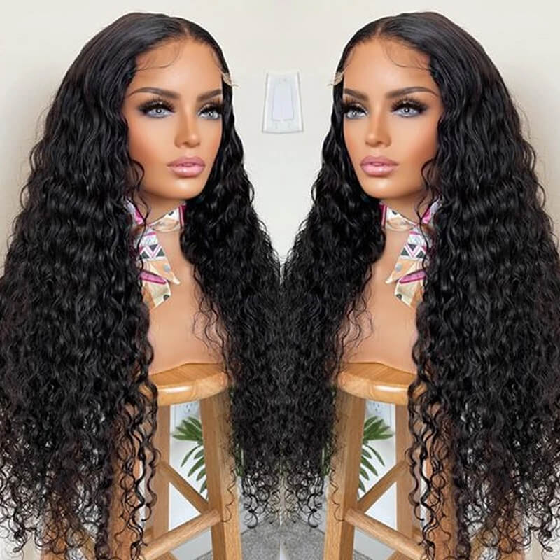 eullair 4x4 HD Transparent Lace Closure Wig Best Human Hair Wigs For Women All Textures 12-30
